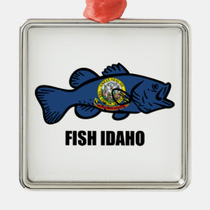 Ornamento De Metal Fish Idaho