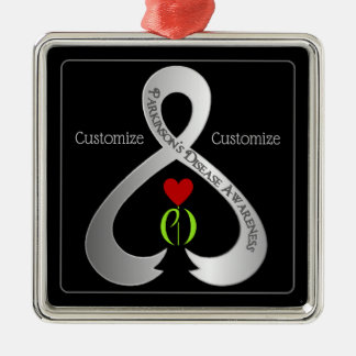 Ornamento De Metal Fita de Sensibilização do Parkinson