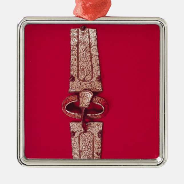 Ornamento De Metal Fivela de cinto, do cemitério (Frente)