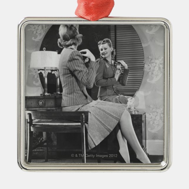 Ornamento De Metal Fixar (Frente)