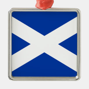 Ornamento De Metal Flag of Scotland Saltyre - High Quality Image
