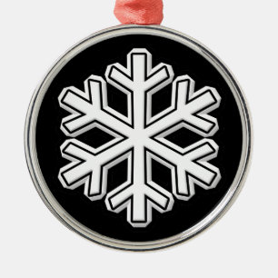 Ornamento De Metal Floco de neve