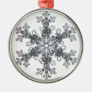 Ornamento De Metal Floco de neve