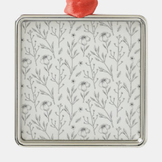 Ornamento De Metal Flor Primavera Botânico Floral