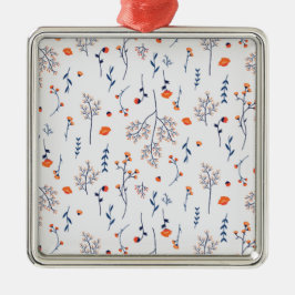 Ornamento De Metal Flor Primavera Botânico Floral