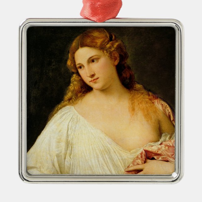 Ornamento De Metal Flora (Frente)