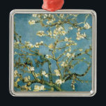 Ornamento De Metal Floresta de Amêndoa Brilhante por Van Gogh<br><div class="desc">Vincent Van Gogh - Quadros Famosos de Pintores e Artistas Postes e Impressionistas Europeus</div>