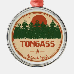 Ornamento De Metal Floresta Nacional de Tongass