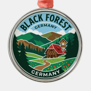 Ornamento De Metal Floresta Negra Alemanha