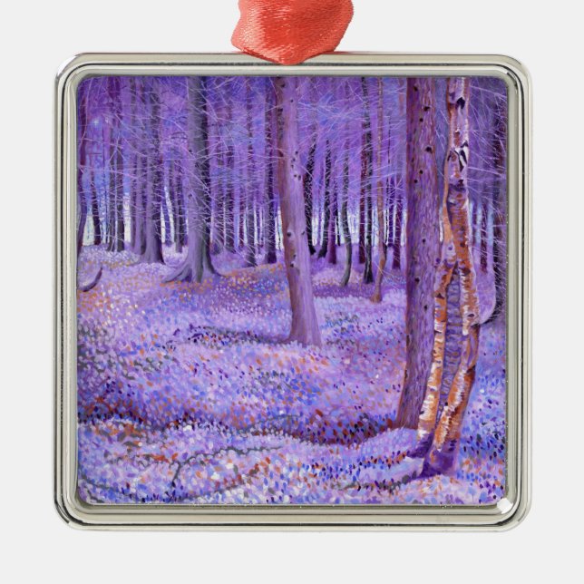 Ornamento De Metal Floresta roxa 2 2012 (Frente)