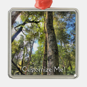 Ornamento De Metal Floresta Tropical Australiana Eucalyptus Gum Trees