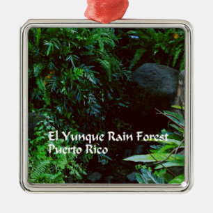 Ornamento De Metal Floresta tropical do EL Yunque