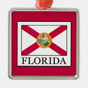 Ornamento De Metal Flórida