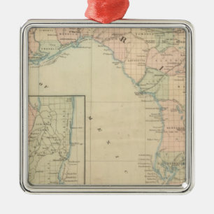 Ornamento De Metal Flórida 2