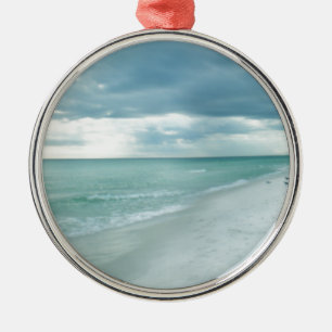 Ornamento De Metal Florida Beach