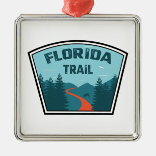 Ornamento De Metal Florida Trail
