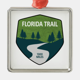 Ornamento De Metal Florida Trail