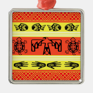 Ornamento De Metal Folclore design