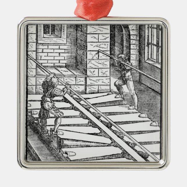 Ornamento De Metal Foles e ventiladores do órgão (Frente)