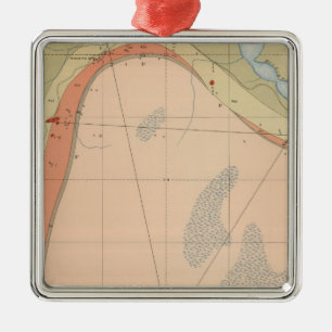 Ornamento De Metal Folha detalhada VII da geologia