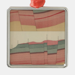 Ornamento De Metal Folha do distrito de mineração do parque de