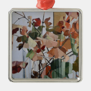 Ornamento De Metal Folhas de outono