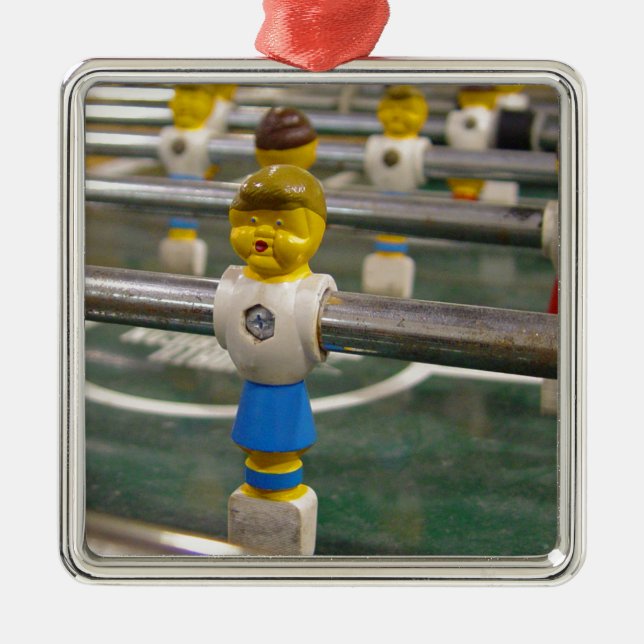 Ornamento De Metal Foosball (Frente)