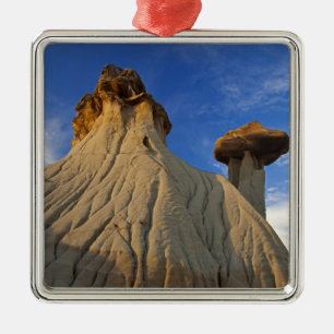 Ornamento De Metal Formações em Badlands no Parque Estadual de Mako