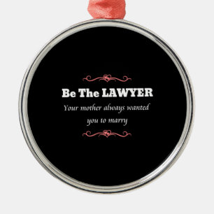 Ornamento De Metal Formando da fêmea do advogado da escola de direit
