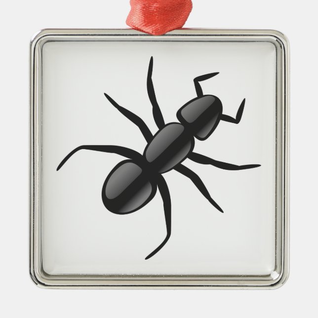 Ornamento De Metal Formiga (Frente)