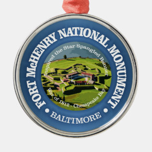 Ornamento De Metal Fort McHenry (NM)