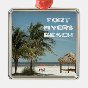 Ornamento De Metal Fort Myers Beach