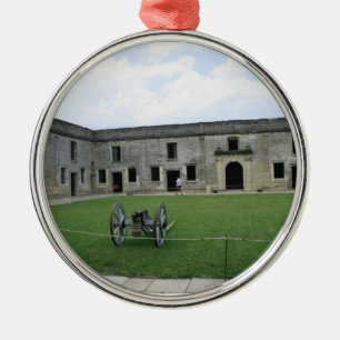 Ornamento De Metal Forte Castillo de San Marcos II de St Augustine