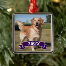 Foto de animal de estimação personalizada com ano