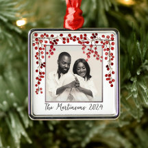 Foto de Natal da Moderna Minimalista Berries Verme