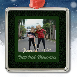 Ornamento De Metal Foto Engraçada Presentes Personalizados para Marid