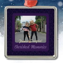 Ornamento De Metal Foto Engraçada Presentes Personalizados para Viole