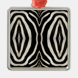 Ornamento De Metal Fotografia de uma verdadeira Pele de Zebra