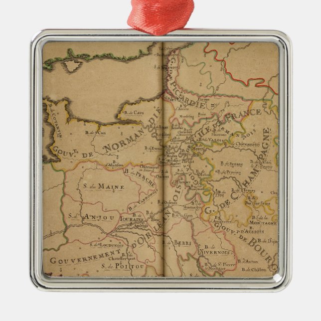 Ornamento De Metal França 29 (Frente)