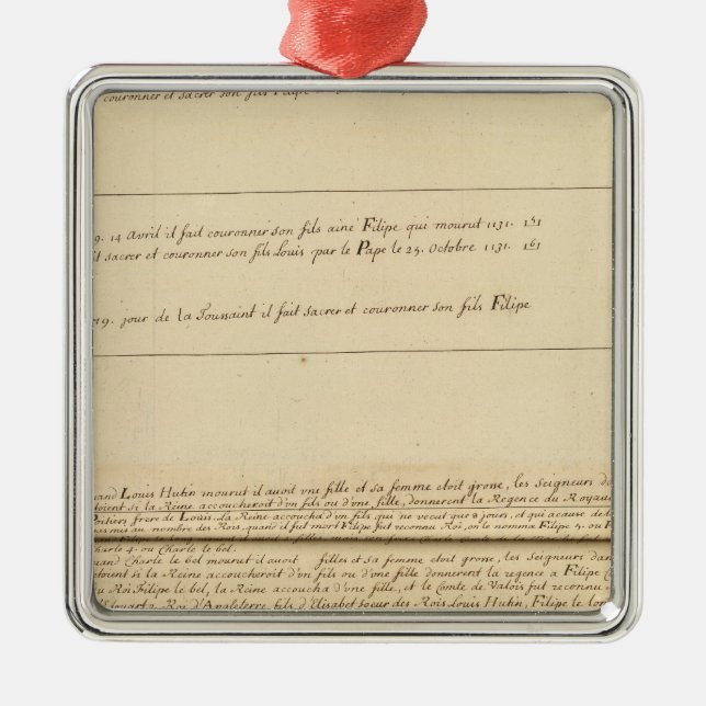 Ornamento De Metal França 32 (Frente)