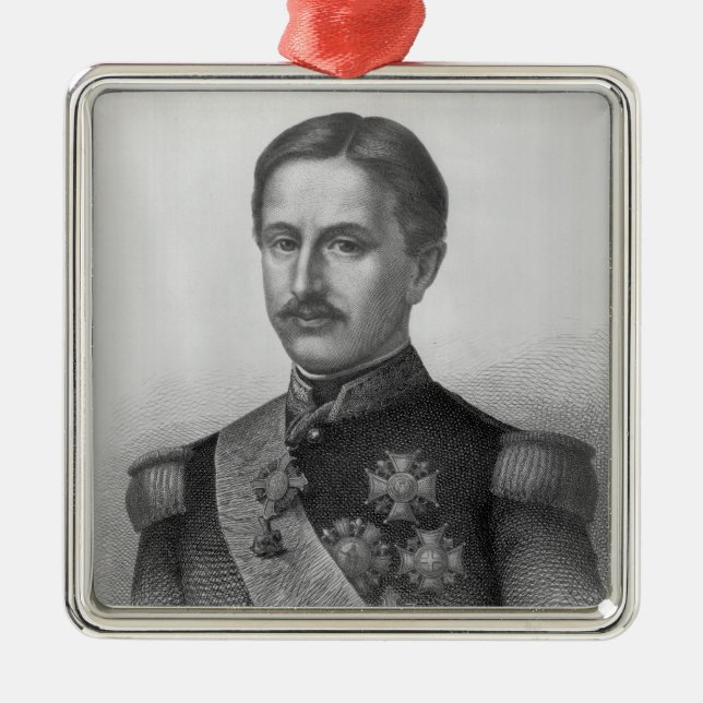 Ornamento De Metal Francis II dos dois Sicilies (Frente)