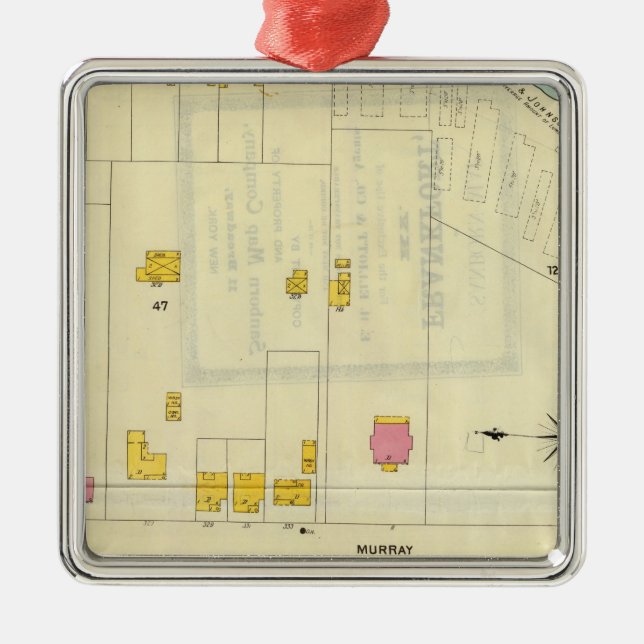 Ornamento De Metal Frankfort, Kentucky 9 (Frente)