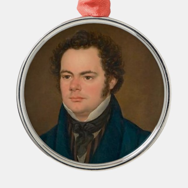 Ornamento De Metal Franz Schubert (Frente)