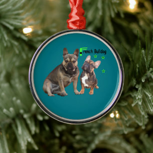 Ornamento De Metal Französische Bulldogge Ornament Anhänger