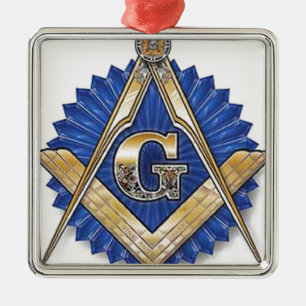 Ornamento De Metal Freemason