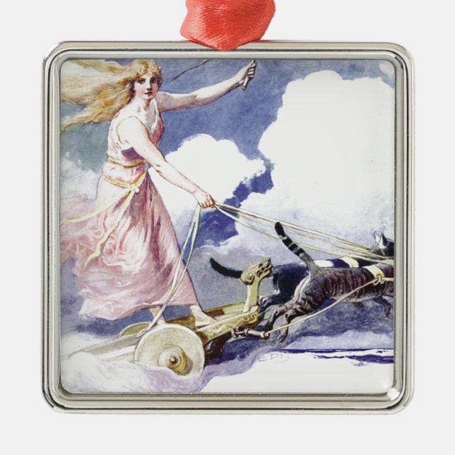 Ornamento De Metal Freyja (Frente)