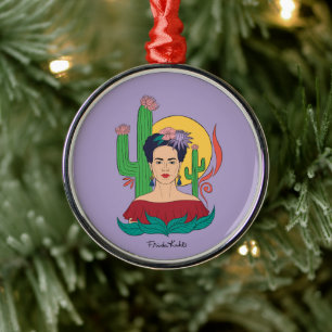 Ornamento De Metal Frida Kahlo Desert Graphic