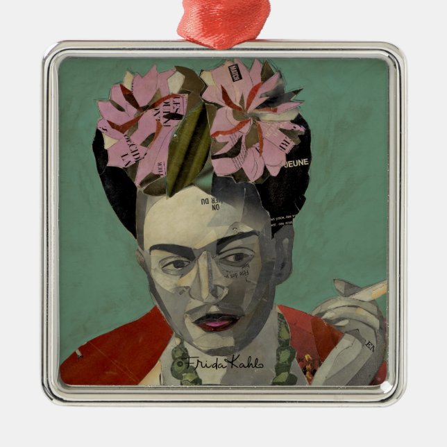 Ornamento De Metal Frida Kahlo por Garcia Villegas (Frente)