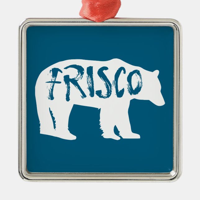 Ornamento De Metal Frisco Colorado Bear (Frente)