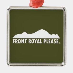 Ornamento De Metal Front Royal Virginia, por favor